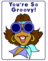 free You're so Groovy greeting card
