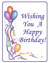 Happy Birthday Cards Print on Happy Birthday Greeting Cards The Front Of This Birthday Greeting Card