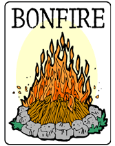 printable bonefire invitations