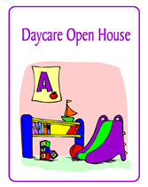 Free Daycare Open House Invitations