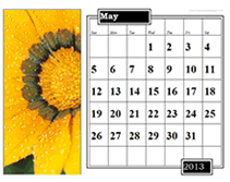 Printable 2013 Monthly Calendar Template on How To Use Our Free Printable Monthly Wall Calendar Templates