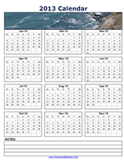 2013 printable calendars