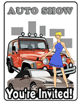 free auto show invitations