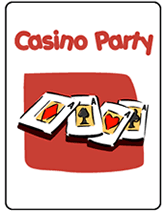 Casino party invitations