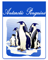 Antarctic Penguins Free Printable  Greeting Cards