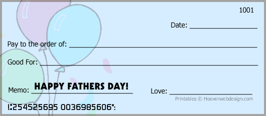 free fathers day checks