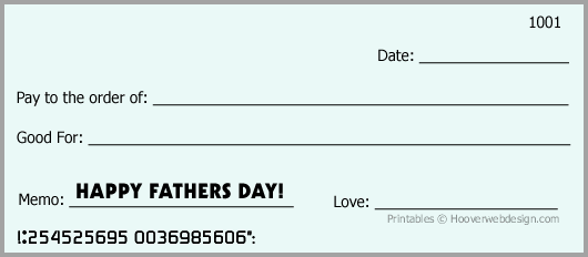 free fathers day checks