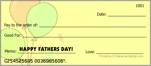 free fathers day checks