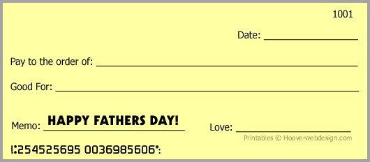 free fathers day checks