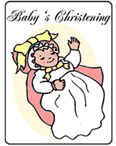 Printable Baby's Christening Invitations