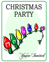 printable christmas party invitations