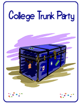 Free Printable College Trunk Party Invitations