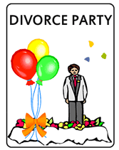 divorce party invitations to prin