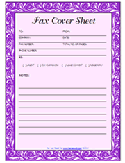 How to hand write a fax cover sheet