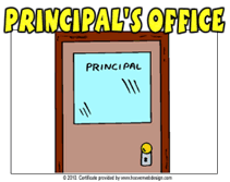 free principals office pass template