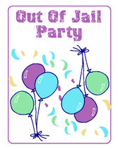 get out of jail party invitations to print