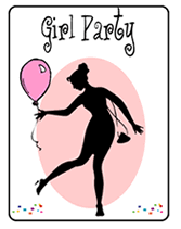 free girl party invitations to print