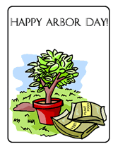 happy arbor day greeting cards