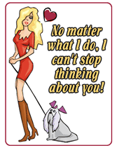 can't stop thinking about you printable greeting card