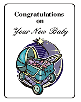 congratulations new baby greeting cards