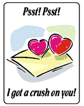 crush on you printable greeting card