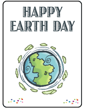 printable earth day greeting card