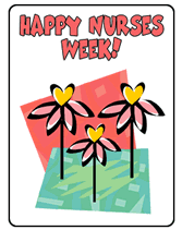 Printable happy nurses week Greeting Cards