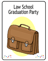 printable law school graduation party invitations