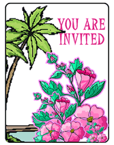 Free Printable Birthday Party Invitations on Free Printable Hawaiian Luau Invitations By Mario