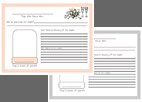 printable wedding guestbook pages