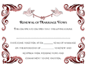 renew wedding vows