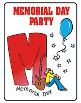 memorial day party invitations