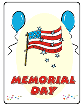 blank memorial day party invitations
