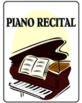 piano recital invitations