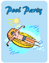 Pool Party Free Printable Invitations Templates