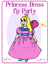 Fairy Princess dress up party invitations