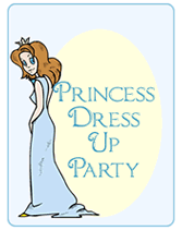 printable dress up party invitations