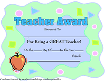 teachers appreciation printables
