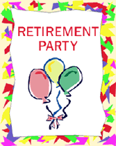 Retirement Party  Free Printable Invitations Templates