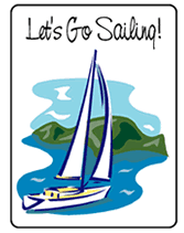let's go sailing printable invitations