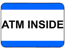ATM Inside printable sign