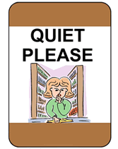 Librarian Quiet Pleae Printable Sign