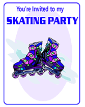 skating party invitations