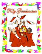 free printable Feliz Graduacion greeting cards