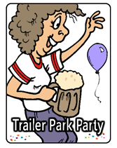 printable trailer park party invitations
