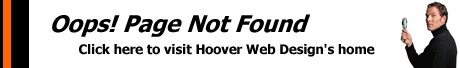 Hoover Web Design's home page