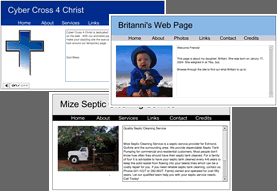 websites made using our free flash website builder
