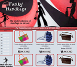 Fashion Handbags Web Template