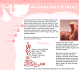 baby girl website template