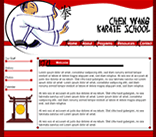 martial arts web template